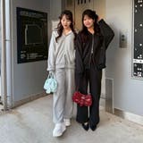 【セットアップ対応】キラキラスウェットジップパーカー | NICE CLAUP / OLIVE des OLIVE OUTLET | 詳細画像4