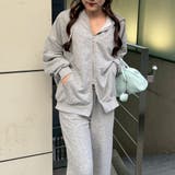 【セットアップ対応】キラキラスウェットジップパーカー | NICE CLAUP / OLIVE des OLIVE OUTLET | 詳細画像7