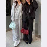 【セットアップ対応】キラキラスウェットジップパーカー | NICE CLAUP / OLIVE des OLIVE OUTLET | 詳細画像14