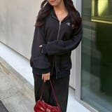 【セットアップ対応】キラキラスウェットジップパーカー | NICE CLAUP / OLIVE des OLIVE OUTLET | 詳細画像24