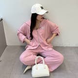 【セットアップ対応】キラキラスウェットジップパーカー | NICE CLAUP / OLIVE des OLIVE OUTLET | 詳細画像30