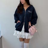 【セットアップ対応】キラキラスウェットジップパーカー | NICE CLAUP / OLIVE des OLIVE OUTLET | 詳細画像39