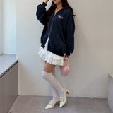 【セットアップ対応】キラキラスウェットジップパーカー | NICE CLAUP / OLIVE des OLIVE OUTLET | 詳細画像45