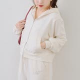 【セットアップ対応】レース付ジップパーカー | RMAF　NICE CLAUP / OLIVE des OLIVE | 詳細画像14 