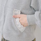 【セットアップ対応】レース付ジップパーカー | RMAF　NICE CLAUP / OLIVE des OLIVE | 詳細画像44 