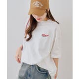 オバケ刺繍Tシャツ | NICE CLAUP / OLIVE des OLIVE　OUTLET | 詳細画像3 