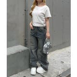 ラインストーンワンポイントTシャツ | NICE CLAUP / OLIVE des OLIVE　OUTLET | 詳細画像11 