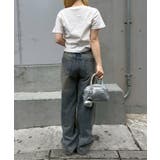 ラインストーンワンポイントTシャツ | NICE CLAUP / OLIVE des OLIVE　OUTLET | 詳細画像14 