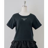 ラインストーンワンポイントTシャツ | NICE CLAUP / OLIVE des OLIVE　OUTLET | 詳細画像16 