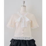 レースリボン付テレコプルオーバー | NICE CLAUP / OLIVE des OLIVE　OUTLET | 詳細画像17 