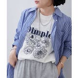 花刺繍×ラインストーンTシャツ | NICE CLAUP / OLIVE des OLIVE　OUTLET | 詳細画像8 