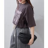 花刺繍×ラインストーンTシャツ | NICE CLAUP / OLIVE des OLIVE　OUTLET | 詳細画像12 