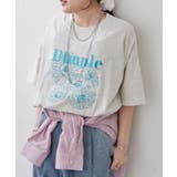 花刺繍×ラインストーンTシャツ | NICE CLAUP / OLIVE des OLIVE　OUTLET | 詳細画像2 