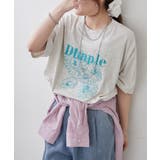 花刺繍×ラインストーンTシャツ | NICE CLAUP / OLIVE des OLIVE　OUTLET | 詳細画像3 
