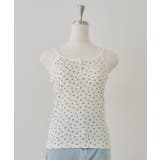 花柄 | ヘンリーレース付キャミ | NICE CLAUP / OLIVE des OLIVE　OUTLET