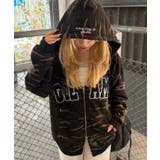 配色BIGロゴZIPパーカー | NICE CLAUP / OLIVE des OLIVE　OUTLET | 詳細画像2 