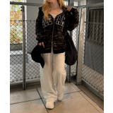 配色BIGロゴZIPパーカー | NICE CLAUP / OLIVE des OLIVE　OUTLET | 詳細画像4 