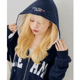 配色BIGロゴZIPパーカー | NICE CLAUP / OLIVE des OLIVE　OUTLET | 詳細画像8 