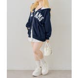 配色BIGロゴZIPパーカー | NICE CLAUP / OLIVE des OLIVE　OUTLET | 詳細画像13 