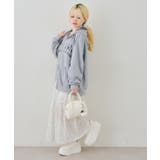 配色BIGロゴZIPパーカー | NICE CLAUP / OLIVE des OLIVE　OUTLET | 詳細画像15 