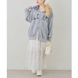 配色BIGロゴZIPパーカー | NICE CLAUP / OLIVE des OLIVE　OUTLET | 詳細画像18 
