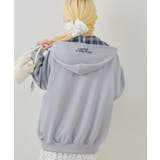配色BIGロゴZIPパーカー | NICE CLAUP / OLIVE des OLIVE　OUTLET | 詳細画像19 