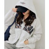 配色BIGロゴZIPパーカー | NICE CLAUP / OLIVE des OLIVE　OUTLET | 詳細画像20 