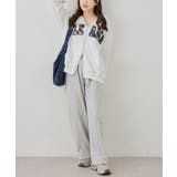 配色BIGロゴZIPパーカー | NICE CLAUP / OLIVE des OLIVE　OUTLET | 詳細画像22 