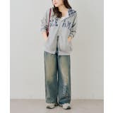 配色BIGロゴZIPパーカー | NICE CLAUP / OLIVE des OLIVE　OUTLET | 詳細画像28 