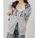 配色BIGロゴZIPパーカー | NICE CLAUP / OLIVE des OLIVE　OUTLET | 詳細画像29 