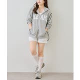 配色BIGロゴZIPパーカー | NICE CLAUP / OLIVE des OLIVE　OUTLET | 詳細画像49 
