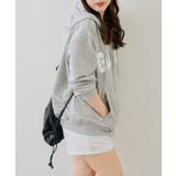 配色BIGロゴZIPパーカー | NICE CLAUP / OLIVE des OLIVE　OUTLET | 詳細画像50 