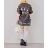 わちゃわちゃウサギ ビッグTシャツ | NICE CLAUP / OLIVE des OLIVE　OUTLET | 詳細画像10 