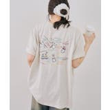 わちゃわちゃウサギ ビッグTシャツ | NICE CLAUP / OLIVE des OLIVE　OUTLET | 詳細画像14 
