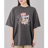 ニャンコ三姉妹 ビッグTシャツ | NICE CLAUP / OLIVE des OLIVE　OUTLET | 詳細画像9 