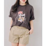 スミクロ | ニャンコ三姉妹 ビッグTシャツ | NICE CLAUP / OLIVE des OLIVE　OUTLET