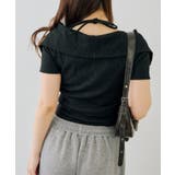ラメテレコダブルジップトップス | NICE CLAUP / OLIVE des OLIVE　OUTLET | 詳細画像4 
