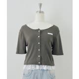 スミクロ | 【セットアイテム】半袖カーディガン＆裾レースキャミ | NICE CLAUP / OLIVE des OLIVE　OUTLET