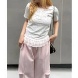 テレコ裾レースヘンリーTシャツ | NICE CLAUP / OLIVE des OLIVE　OUTLET | 詳細画像30 