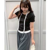 ドット裾レースプルオーバー | NICE CLAUP / OLIVE des OLIVE　OUTLET | 詳細画像11 