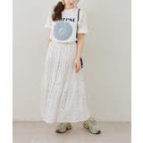 お花×ラインストーンBIGTシャツ | NICE CLAUP / OLIVE des OLIVE　OUTLET | 詳細画像3 