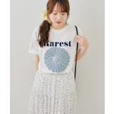 お花×ラインストーンBIGTシャツ | NICE CLAUP / OLIVE des OLIVE　OUTLET | 詳細画像5 