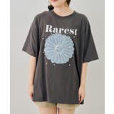 お花×ラインストーンBIGTシャツ | NICE CLAUP / OLIVE des OLIVE　OUTLET | 詳細画像6 