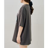 お花×ラインストーンBIGTシャツ | NICE CLAUP / OLIVE des OLIVE　OUTLET | 詳細画像7 