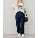 お花×ラインストーンBIGTシャツ | NICE CLAUP / OLIVE des OLIVE　OUTLET | 詳細画像28 