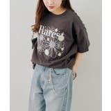 お花×ラインストーンBIGTシャツ | NICE CLAUP / OLIVE des OLIVE　OUTLET | 詳細画像32 