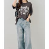 お花×ラインストーンBIGTシャツ | NICE CLAUP / OLIVE des OLIVE　OUTLET | 詳細画像34 