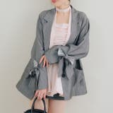 ストライプ | 【セットアップ対応】レースリボンテーラージャケット | RMAF　NICE CLAUP / OLIVE des OLIVE