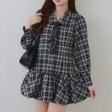 ネクタイ付裾バルーンミニワンピース | RMAF　NICE CLAUP / OLIVE des OLIVE | 詳細画像1 