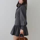 ネクタイ付裾バルーンミニワンピース | RMAF　NICE CLAUP / OLIVE des OLIVE | 詳細画像11 